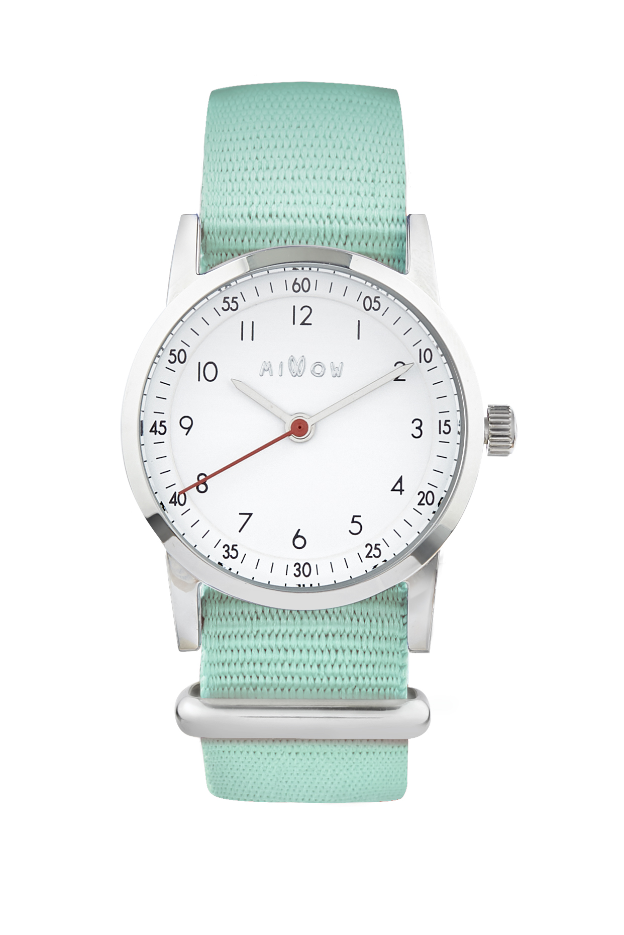 Millow Paris - საათი, Classique , ღია მწვანე სამაჯურით