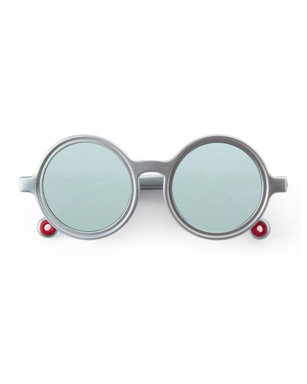 Olivio & Co - მრგვალი სათვალე, პატარა, თეთრი