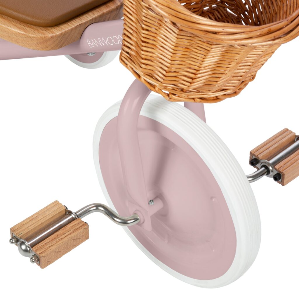 Banwood სამბორბლიანი ველოსიპედი, ღია ვარდისფერი