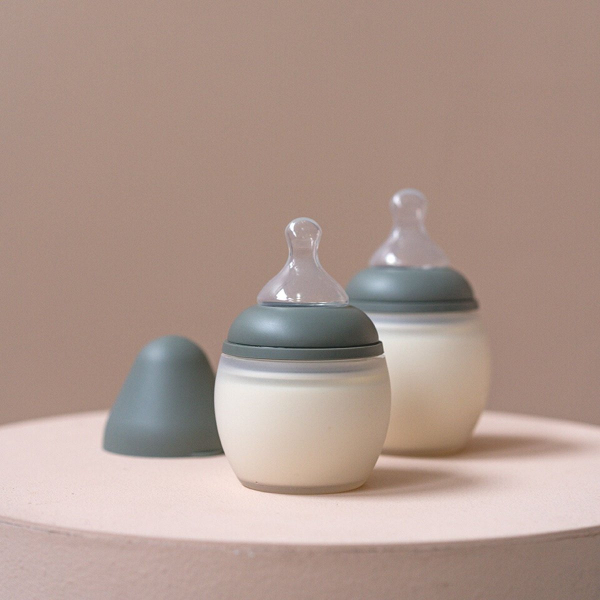 ELHEE რძის ბოთლი Khaki - 330 ml - Image 5