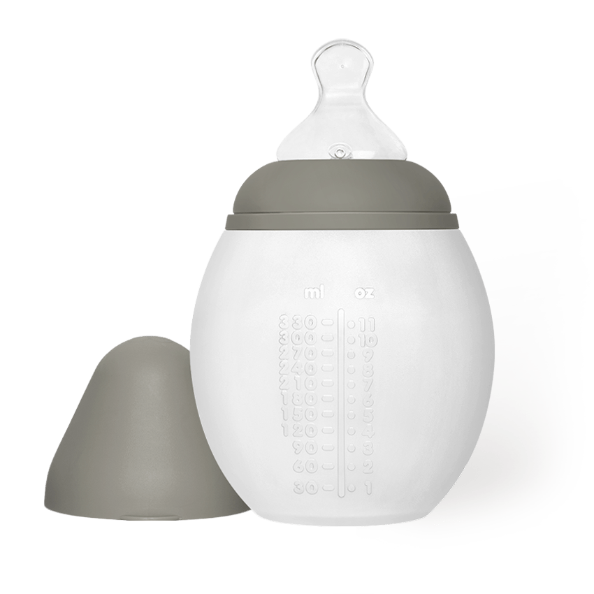 ELHEE რძის ბოთლი Khaki - 330 ml