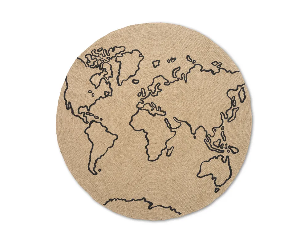 Ferm Living-ხალიჩა რუქით, დიდი